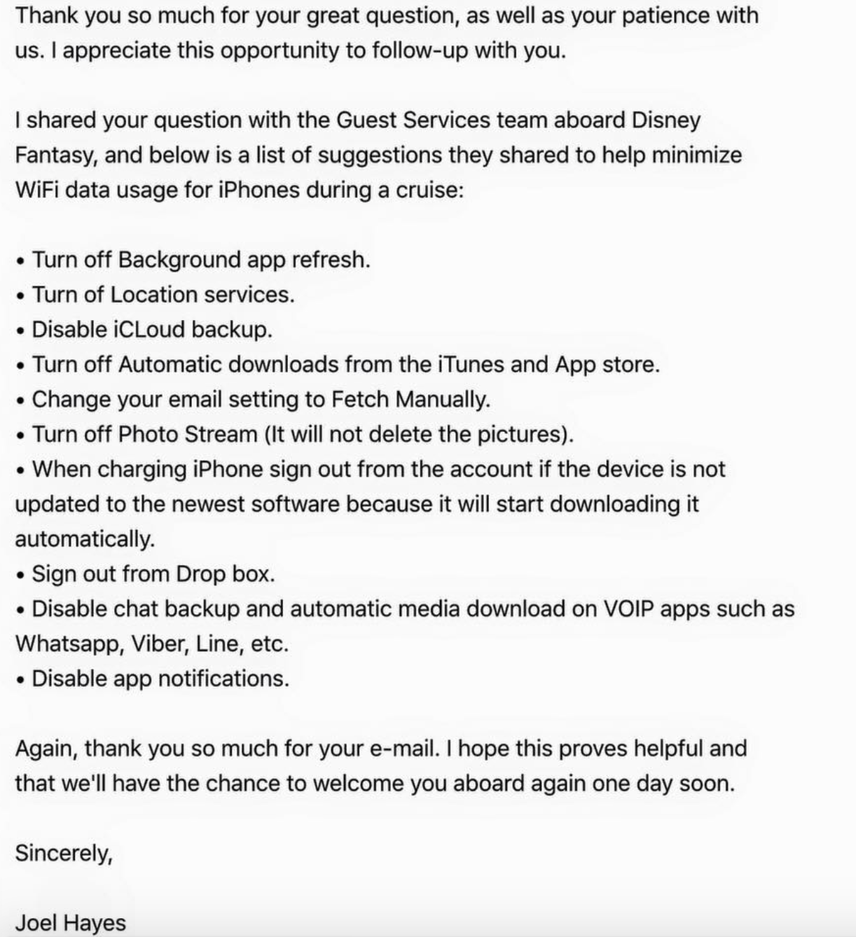 Internet And Wifi Disney Cruising Group